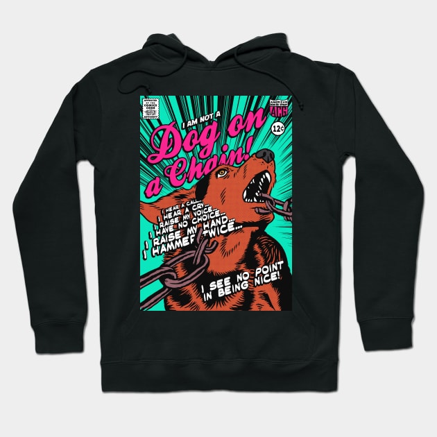 Morrissey - Dog (Colored) Hoodie by designedbydeath